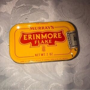 VINTAGE Erinmore Flake En Tranches Rare French Murray’s of Northern Ireland Tin